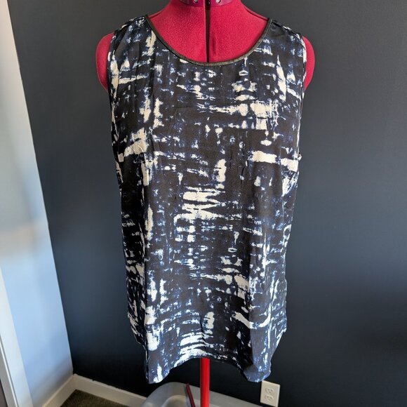 Sleeveless print blouse, size XXL - Picture 1 of 6
